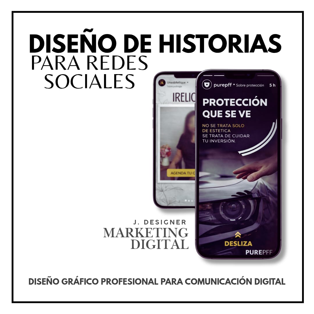 Diseño de historias para redes sociales